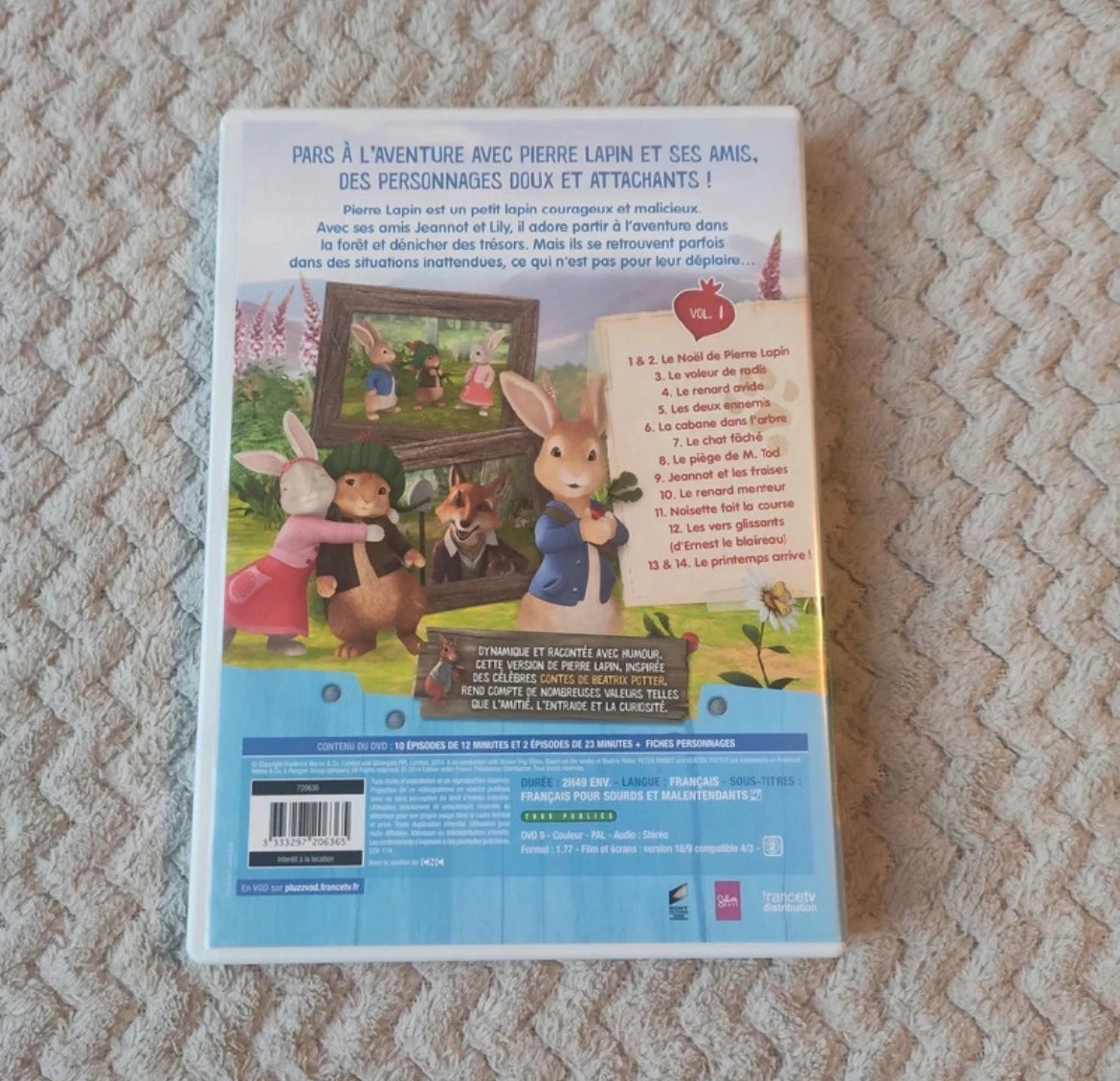 DVD Pierre Lapin Volume 1 – photo 2